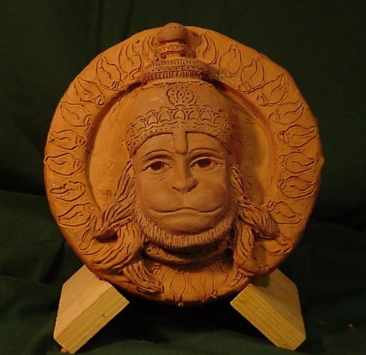 Hanuman: Clay model